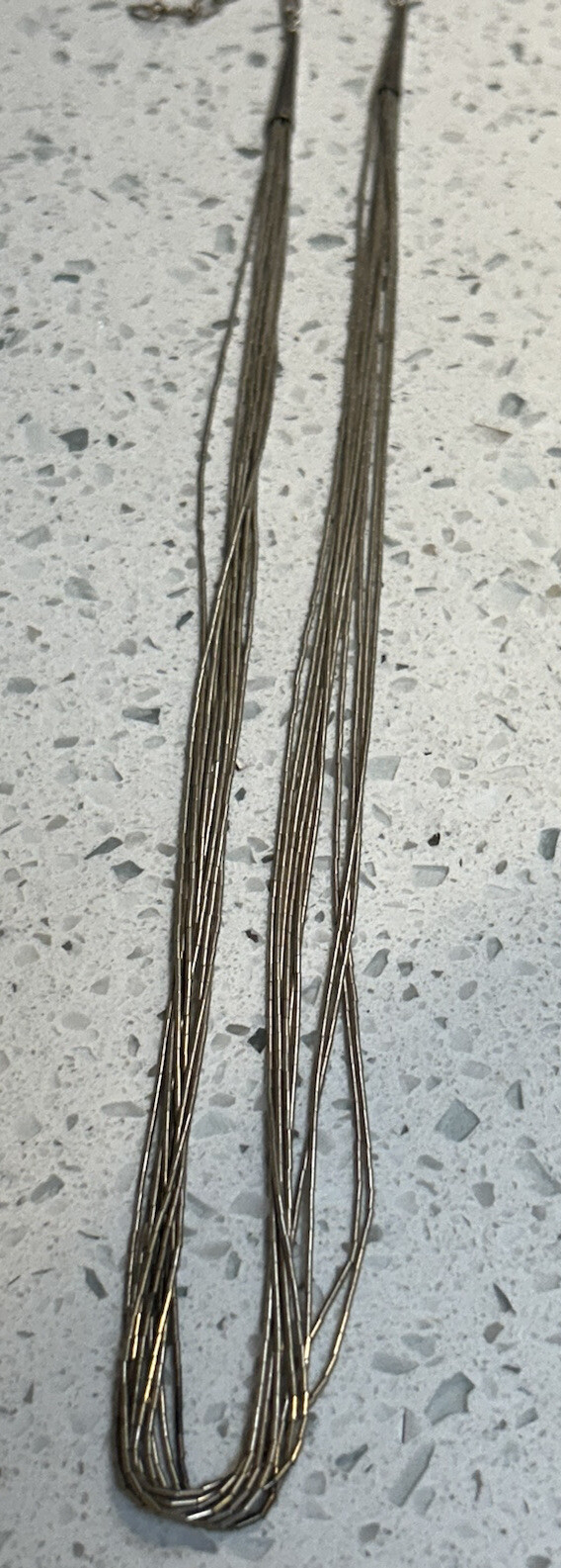 Native sterling silver liquid silver Adjustable N… - image 7