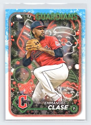 2024 Topps Holiday #H10 Emmanuel Clase