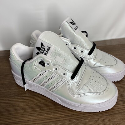 Stripes Womens Adidas Superstar Iridescent Pearl Adidas Low Rivalry Pearl  Iridescent Bling Stripe Women Size