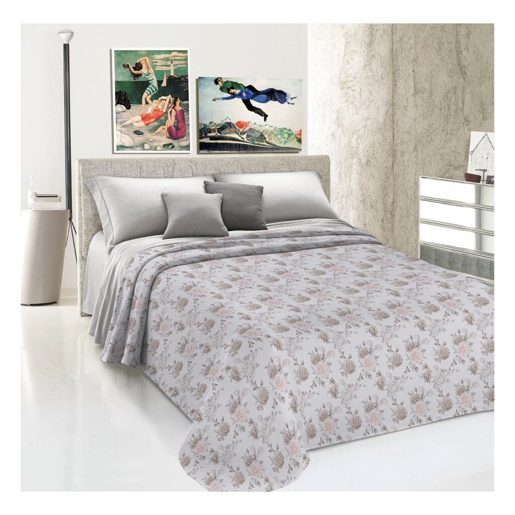 Copriletto Liala Piquet matrimoniale | Blumarine Home Collection
