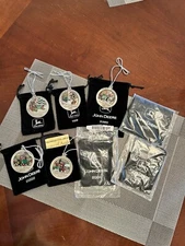 1998 - 2005 John Deere Pewter Ornaments #3-10 in Series 98 99 00 01 02 03 04 05
