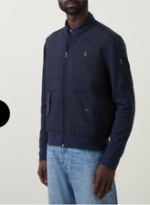 Image of RRP£295 Polo Ralph Lauren Hybrid Bomber Jacket XL Navy Blue