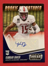 Kawaan Baker 2021 Chronicles Threads Football AUTO Rookie Saints Panini #TS-KBA