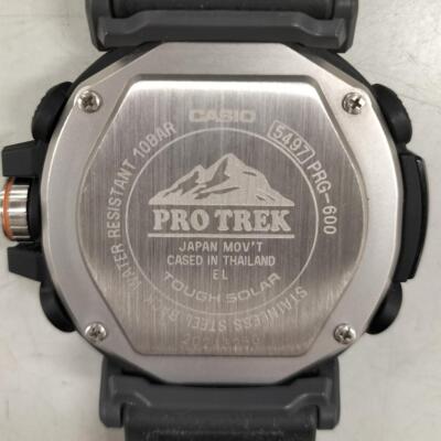 Casio Pro trek PRG-600 Tough Solar Quartz SS Watch Japan 170823 | eBay