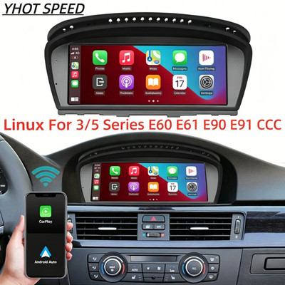 Für BMW E60 E61 E90 E91 CCC Linux CarPlay Android Auto USB GPS Autoradio Sat Nav