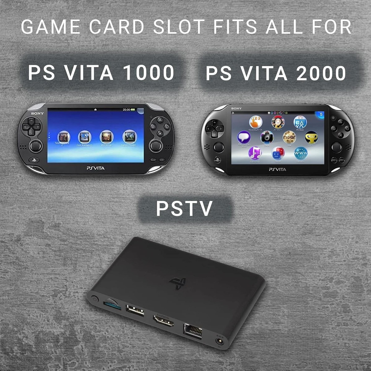 MicroSD Card Adapter for PS Vita 1000/2000 - Expand Gaming Storage