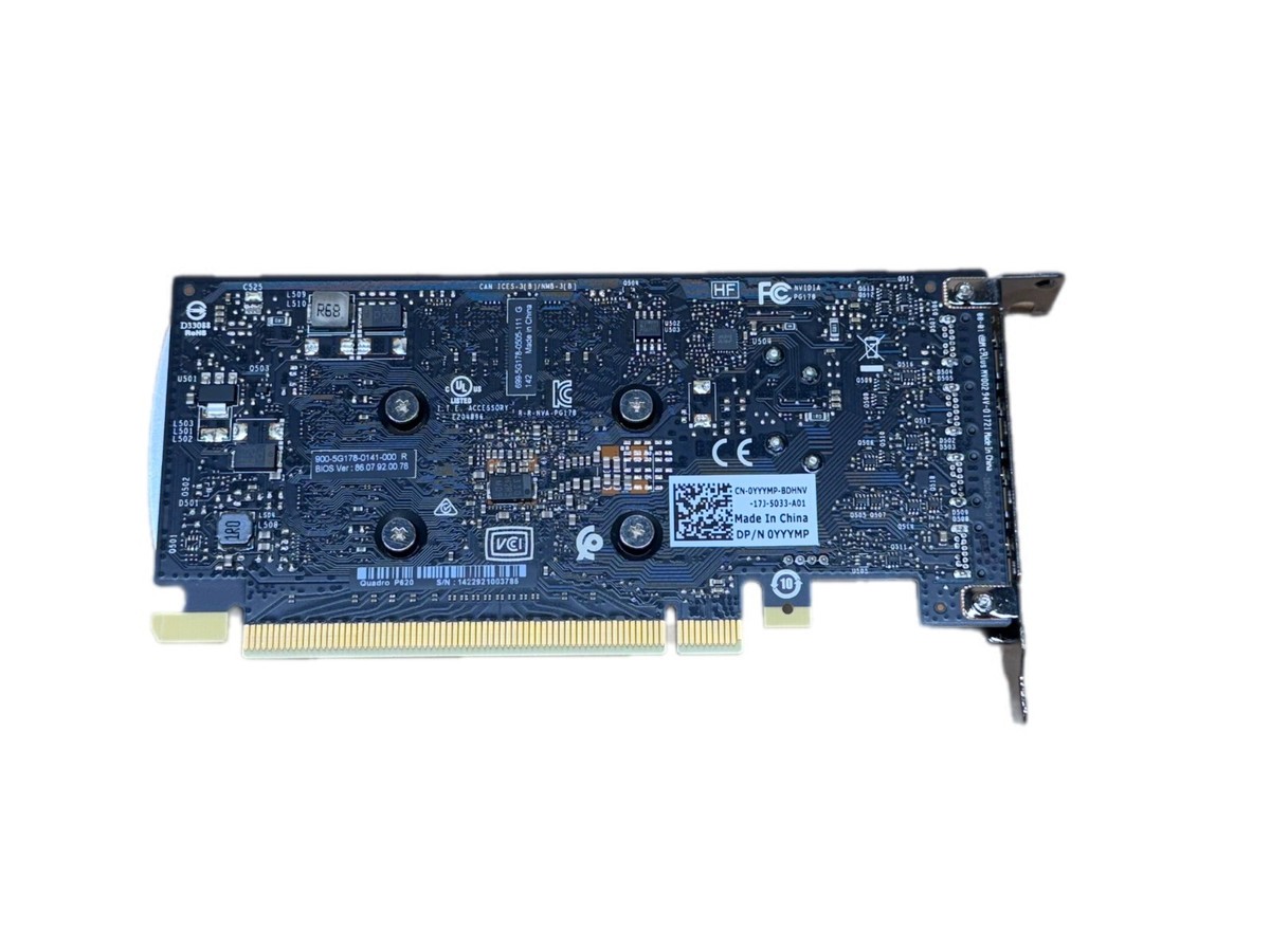 Nvidia Quadro P620 2 GB GDDR5 PCI Express x16 Low Profile Video