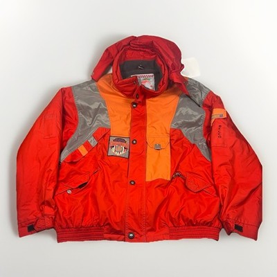Vintage Dublin RECCO Ski Jacke XXL 90s Techwear Reflective Patch Oversize
