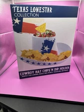 TX Cowboy Hat Chip and Dip Tray