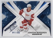 2022-23 SPx Radiance F/X Rookies Blue 47/399 Jonatan Berggren #RFX-64 0b3