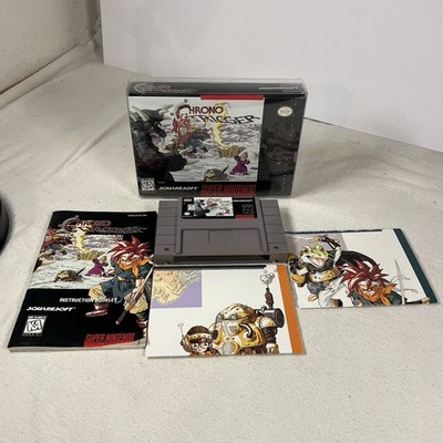 Chrono Trigger SNES CIB Complete Authentic USA NTSC Squaresoft Maps Manual Case