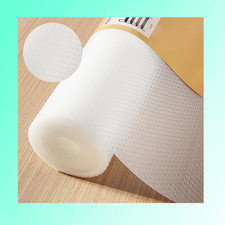 Cabinet Liners Non Slip Waterproof Clear Kitchen Drawer Shelf Liner 17.5INX20FT