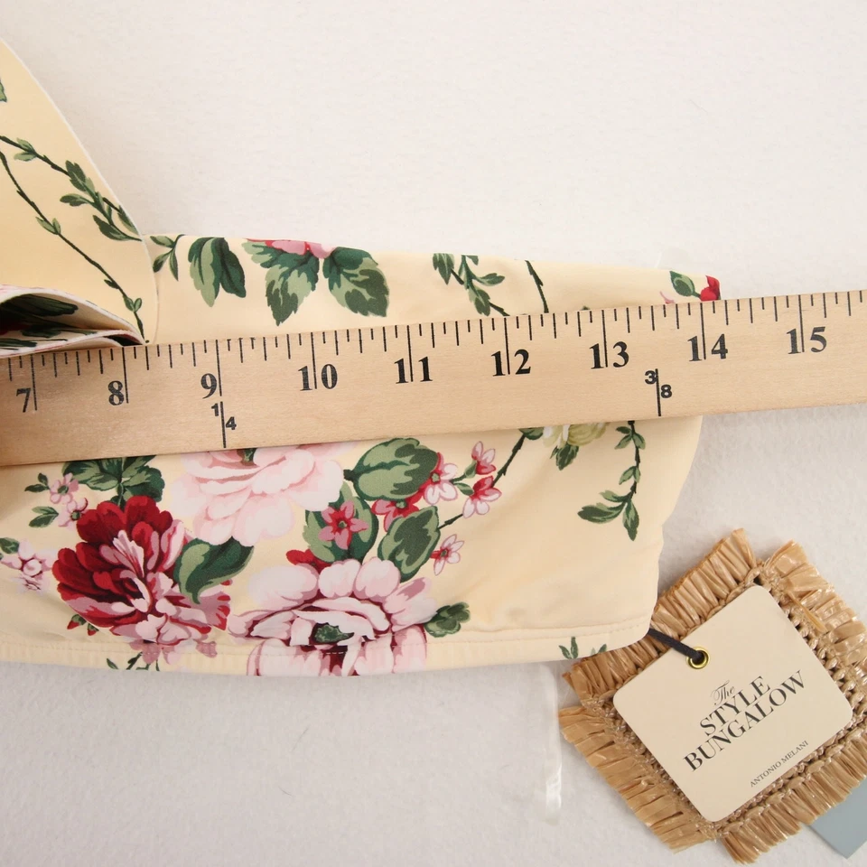 Antonio Melani x The Style Bungalow Mira Flores One Shoulder Bikini Top M NWT - Image 4 of 4