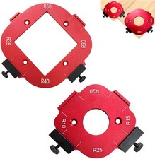 2 St&uuml;ck Router Jig Radius Schablonen f&uuml;r Oberfr&auml;se, Pr&auml;zise Holzbearbeitung DHL