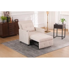 Clearance sale,Sleeper Chair 3-in-1 Convertible Chair Bed Pull Out Sleeper Chair