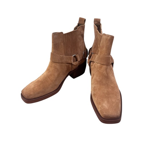 Sam Edelman Camel Suede BELLAMIE BOOTIE size 8.5 New - Picture 4 of 10