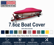 Waterproof 7.6oz Boat Cover for ARMADA Heavy Duty Trailerable Made in USA