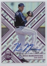2018 Elite Extra Edition Aspirations Purple /100 Nick Margevicius #90 Auto 14my