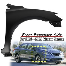 Front Right Passenger Side Fender For 2016 2017 2018 2019 Nissan Sentra