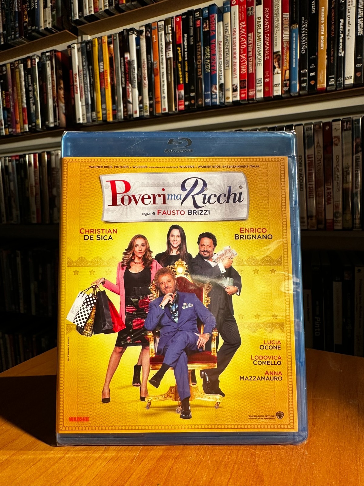 Poveri Ma Ricchi con Christian De Sica Enrico Brignano Blu-Ray NUOVO SIGILLATO