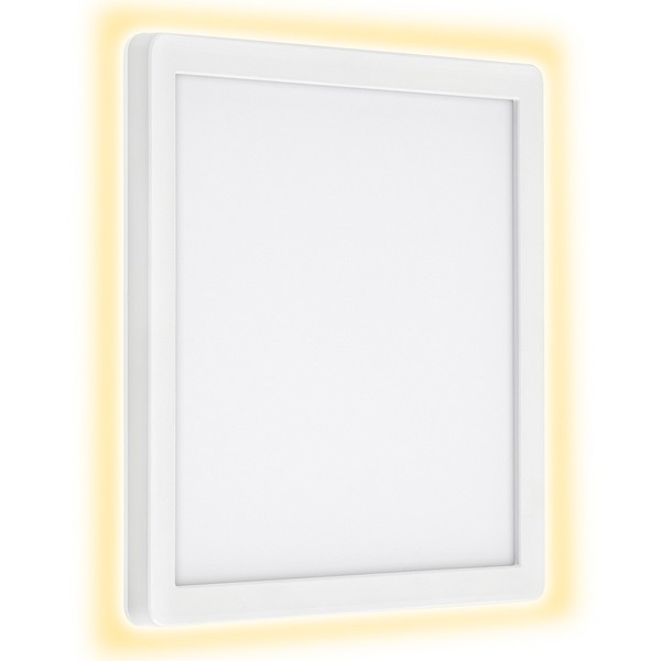 LED AußEnleuchte Wandlampe Nizza Weiß 25Cm IP44 15W Neutralweiß 4000K Backlight-image