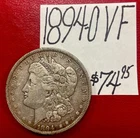 1894-O $1 Morgan Silver Dollar Coin! (VF) Very Fine Cond! ENN Coins