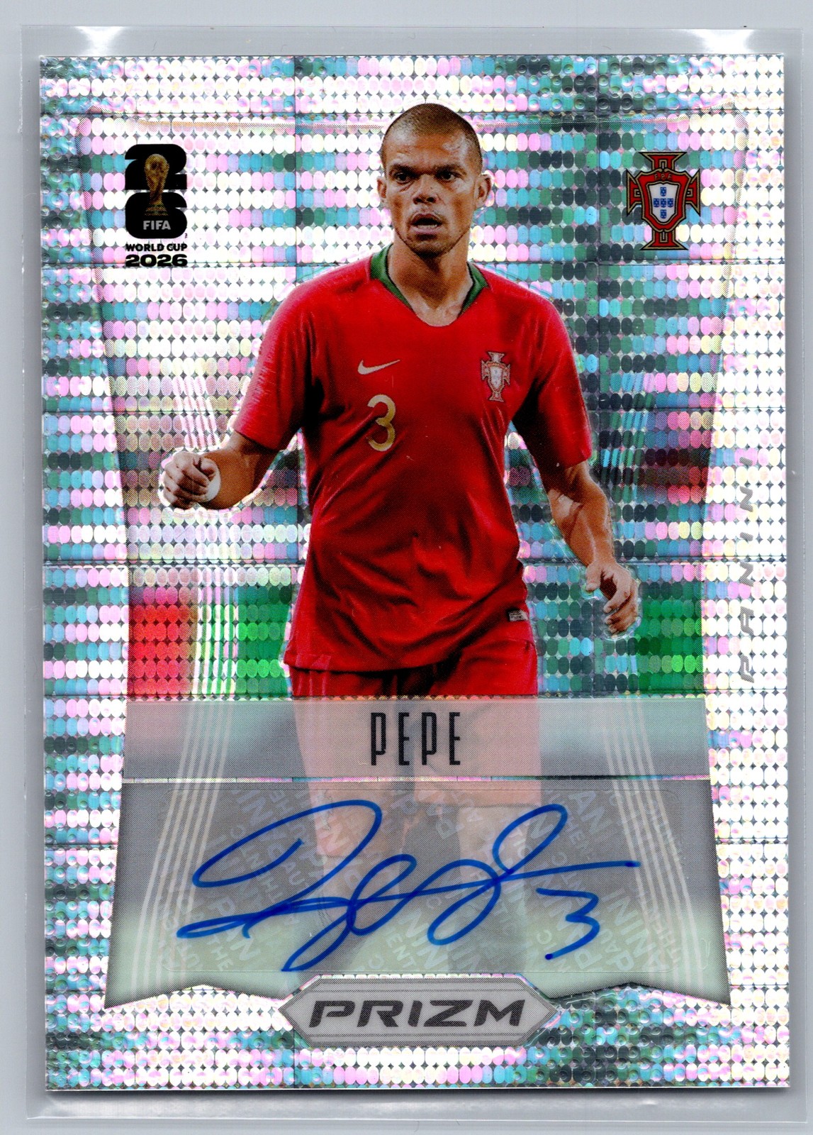 2026 World Cup #12-PE Pepe 2012 Prizm Signatures Prizms Preferred