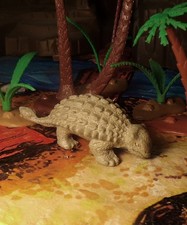 Marx 1955-1960s Type I Ankylosaurus Dinosaur, Medium Gray