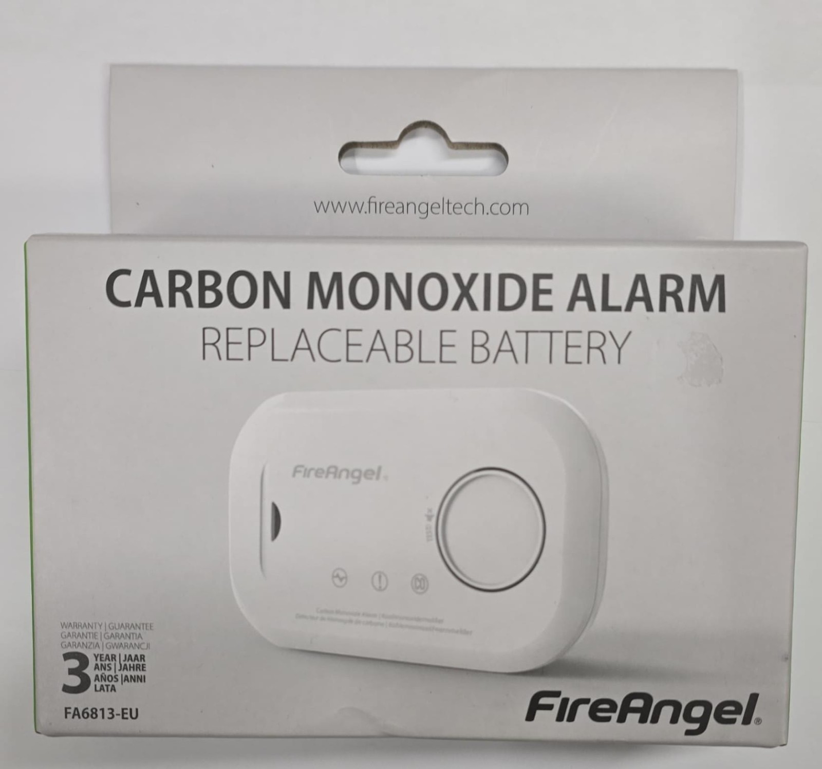 FireAngel FA6813-EU Carbon Monoxide Alarm - White