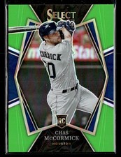 2022 Panini Select #119 Chas McCormick Neon Green #/99