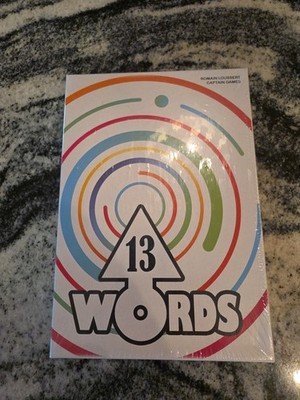 New In Box Sealed - 13 Words - Romain Lousset Captain Games Age 8 Plus 