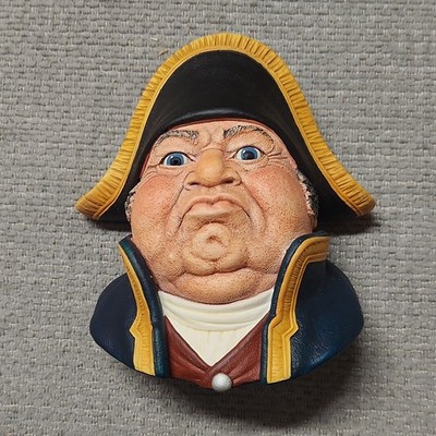 Bossons Mr Bumble Chalk Wall-Mount Head Sculpture Figurine, Hand Painted, 1969
