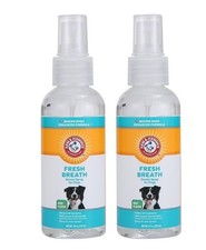 2 Pk Arm  Hammer for Dog Oral Care Spray Fresh Breath  Teeth Cleaning Spray