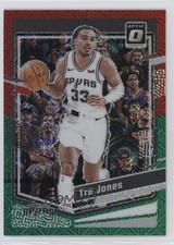 2023-24 Panini Donruss Optic Choice Red & Green Prizm Tre Jones #137 1az7