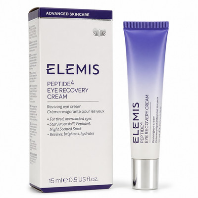 Elemis Peptide4 Eye Recovery Cream. Full Size, .5oz/15ml.
