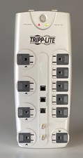 Tripp Lite Isobar Surge Protector Strip 10 Outlet Gray  Cable Antenna Protector