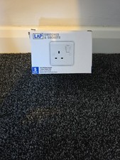 Lap 13A Switched Single Socket (Pack Of 5) White