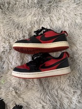 Nike Court Borough Low Recraft Sneakers Boys Youth Size 5.5 Red Shoes DV5456-600