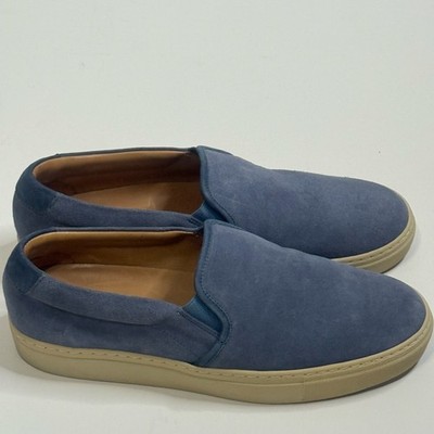 Peter Millar Suede Slip On Sneakers Mens Blue Casual Loafers  display picture 1