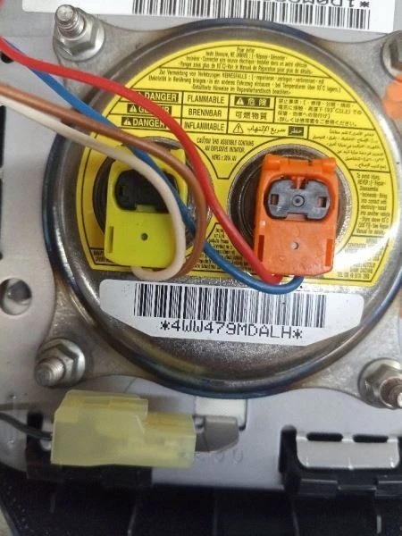 2014 - 2016 MAZDA 6 STEERING WHEEL AIR BAG BLACK OEM - Image 4 of 4