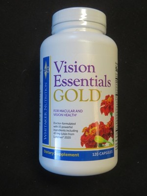 Whitaker Nutrition Vision Essentials Gold Macular & Vision Health 120 Capsules