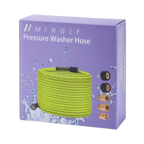Pressure Washer Hose 50 FT x 1/4" - Replacement Power Wash Hose with Quick Co... - Picture 8 of 8