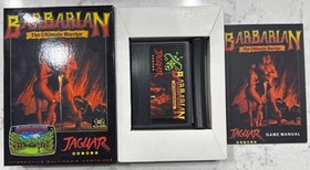 Atari Jaguar Barbarian Cartridge CIB Complete