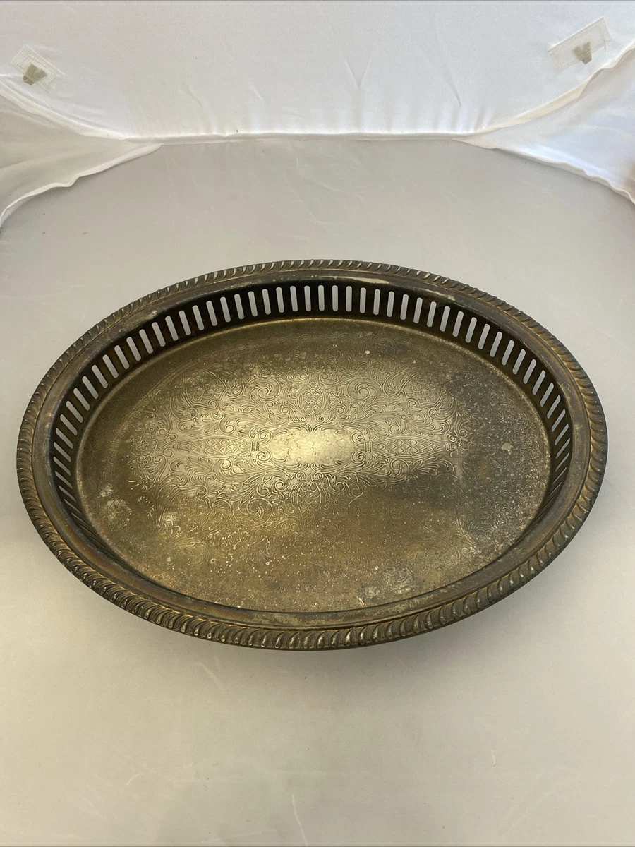 Leonard Silver In Antique Us Silver-Plated Platters & Trays for