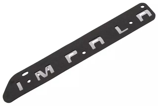 Placa de nombre del logo del vehículo para Chevrolet, GMC Impala 2014-2020 (N/P 84445338)