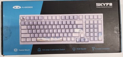MageGee SKY81 75% Wireless Gasket Mechanical Gaming Keyboard, Hot Swappable RGB