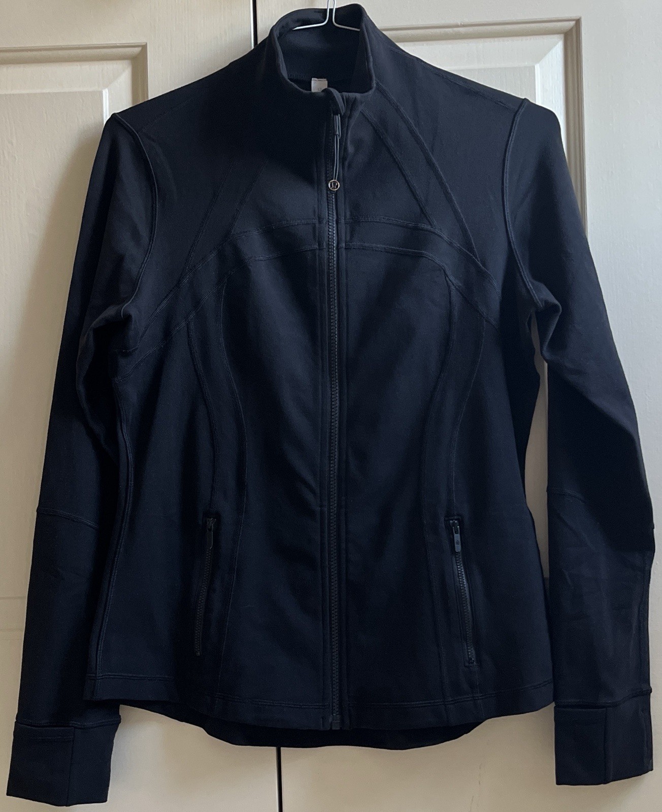 🍒LULULEMON sz 12 DEFINE Jacket SOLID BLACK Full-… - image 1