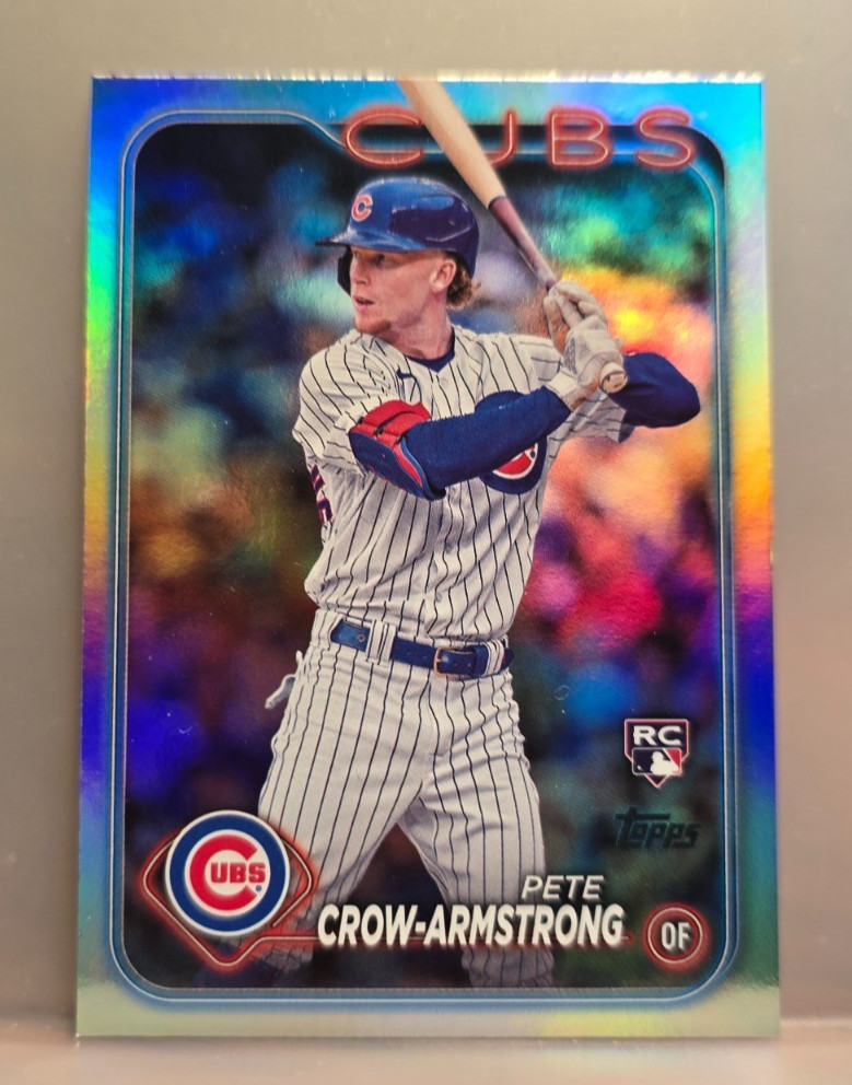 2024 Topps Series 2 - Pete Crow-Armstrong #407 Rainbow Foil (RC)