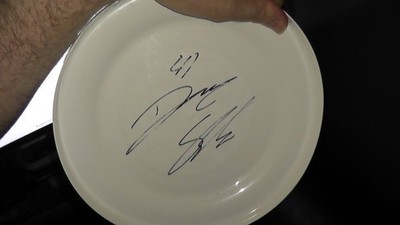 donny schatz signed frisbee narc 410 sprintcars