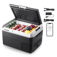 VEVOR 12 Volt Car Refrigerator 52.8QT/50L Car Fridge Portable Electric Cooler -4
